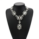 Austrian Crystal Glass Choker Necklace for Women