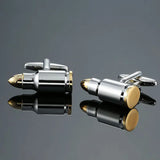 Silver Crown Crystal Cufflinks for Mens Wedding Suit B029