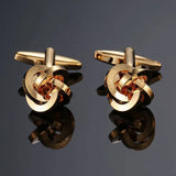 Silver Crown Crystal Cufflinks for Mens Wedding Suit B029