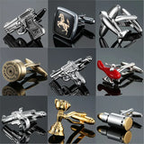 Silver Crown Crystal Cufflinks for Mens Wedding Suit B029