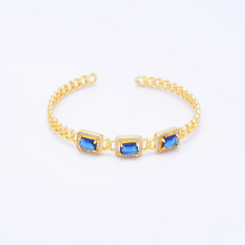 Rectangle Crystal Bangles for Women