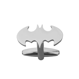 Bat Men Cufflinks Sleeve Wrist Buttons Shirt Clasps Stainless Steel Cuff Buckle