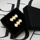 Bat Men Cufflinks Sleeve Wrist Buttons Shirt Clasps Stainless Steel Cuff Buckle