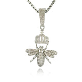 Bee Honey Zircon Hip-hop Rapper Pendant