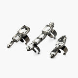 Crystal Open Rings for Women Rhinestone Adjustable Geometric Set