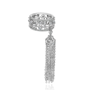 Vintage Crystal Ring Cubic Zirconia Women Jewelry Accessories