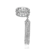 Vintage Crystal Ring Cubic Zirconia Women Jewelry Accessories