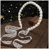 Big Pearl Headband Hair Hoop Bands Fairy Headwear Bride Hair Jewelry