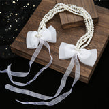 Big Pearl Headband Hair Hoop Bands Fairy Headwear Bride Hair Jewelry