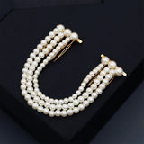 Big Pearl Headband Hair Hoop Bands Fairy Headwear Bride Hair Jewelry