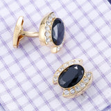 Crystal Cuff Links Full Drill Buttons Wedding Men French Lawyer Copper Cufflink