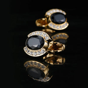 Crystal Cuff Links Full Drill Buttons Wedding Men French Lawyer Copper Cufflink