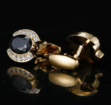Crystal Cuff Links Full Drill Buttons Wedding Men French Lawyer Copper Cufflink