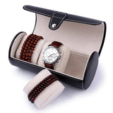PU Leather Watch Display Case Box For Travel