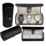PU Leather Watch Display Case Box For Travel