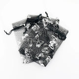 Silver Butterfly Organza Bags 100pcs 7x9cm Wedding Party Candy Packaging
