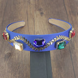 Geometric Pearl Hair band Baroque Headband Big Gem Pearl Wild Temperament