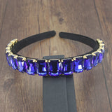 Geometric Pearl Hair band Baroque Headband Big Gem Pearl Wild Temperament