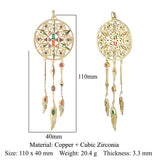 Boho Dream Catcher Charm Women Necklace Pendant DIY Jewelry