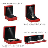 LED Light Bracelet Box Wedding Proposal Ring Case