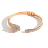 Leopard Head Silver Bracelet Wedding Accessory Women Men