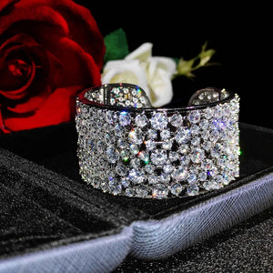 High Jewelry Zircon Adjustable Bracelet for Women Party