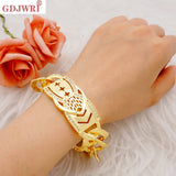 African Wide Bangle Chain Bracelet For Women Hand Chain Jewelry