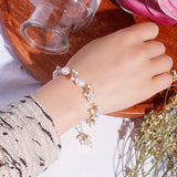 Freshwater Pearl Gemstone 925 Silver Bracelet