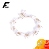 Freshwater Pearl Gemstone 925 Silver Bracelet