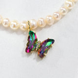 Irregular Pearl and Natural Stone Bracelet For Women