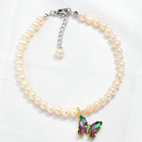 Irregular Pearl and Natural Stone Bracelet For Women