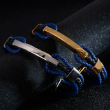 Bracelet Men Stainless Steel Adjustable Mens Charm Bangles