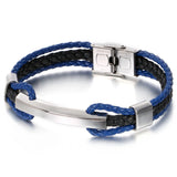 Bracelet Men Stainless Steel Adjustable Mens Charm Bangles