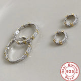 925 Sterling Silver Interwoven Earrings For Women