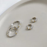 925 Sterling Silver Interwoven Earrings For Women