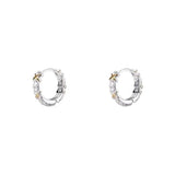 925 Sterling Silver Interwoven Earrings For Women