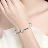925 Silver Bracelet Bangle for Women Gift