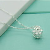 925 Silver Queen Crown Pendant Necklace for Women