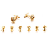 Real Plating Knot Shirt Cufflinks Wedding Jewellery Male Gift