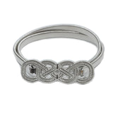 Metal Spring Waist Chain Chinese Knot Elastic Waist Chain