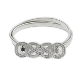 Metal Spring Waist Chain Chinese Knot Elastic Waist Chain