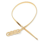 Metal Spring Waist Chain Chinese Knot Elastic Waist Chain
