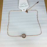 Roman Numerals Tassel Pendant Chain Necklace for Women