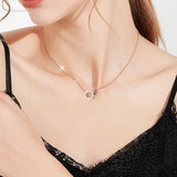 Roman Numerals Tassel Pendant Chain Necklace for Women