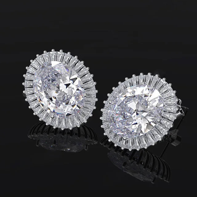 925 Sterling Silver Tassel Stud Earrings Wedding Party Jewelry