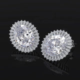 925 Sterling Silver Tassel Stud Earrings Wedding Party Jewelry
