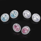 925 Sterling Silver Tassel Stud Earrings Wedding Party Jewelry