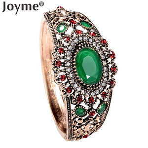 Vintage Wide Resin Arm Cuff Bangle Bracelets