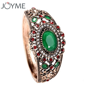Vintage Wide Resin Arm Cuff Bangle Bracelets