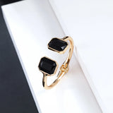Vintage Open Cuff Red Crystal Bracelet for Women